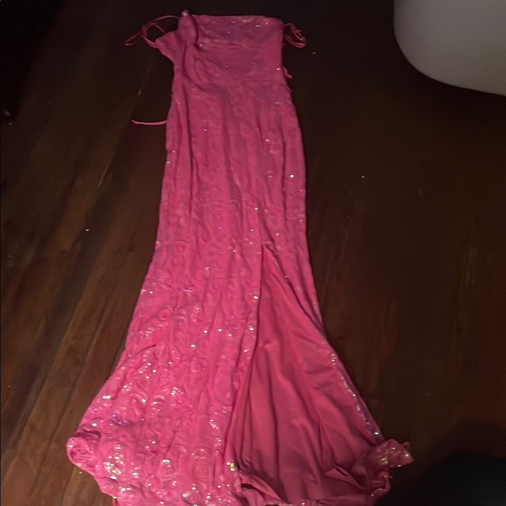 Windsor Vibrant Pink Dress with Sequins
